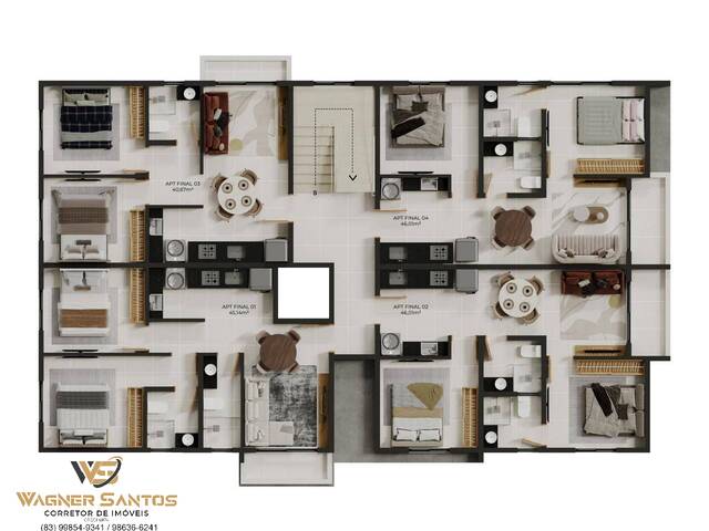 #5406 - Apartamento para Venda em João Pessoa - PB - 3